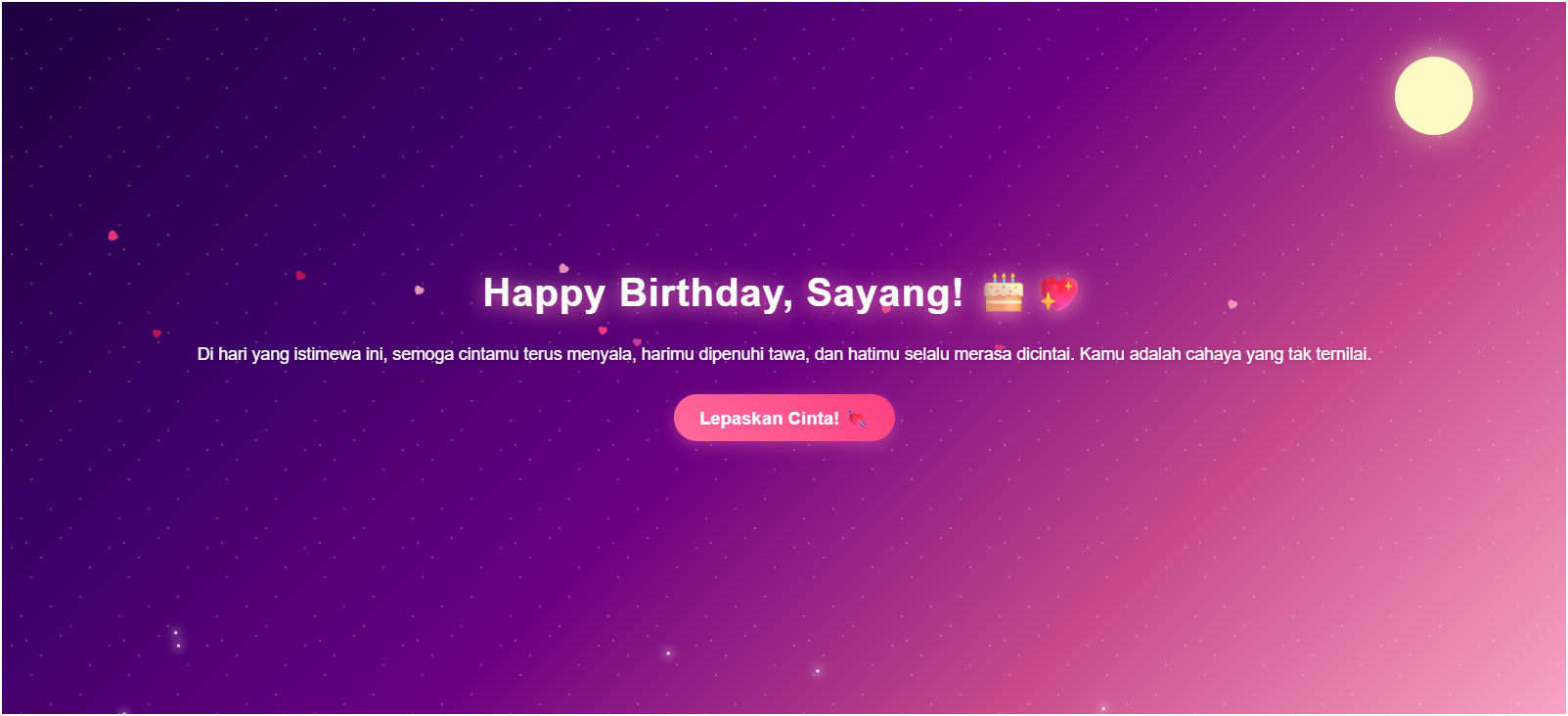 Birthday Greeting Website